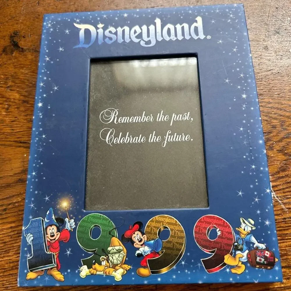 Vintage Disneyland 1999 Y2K New Year’s Eve millennium picture frame millenium